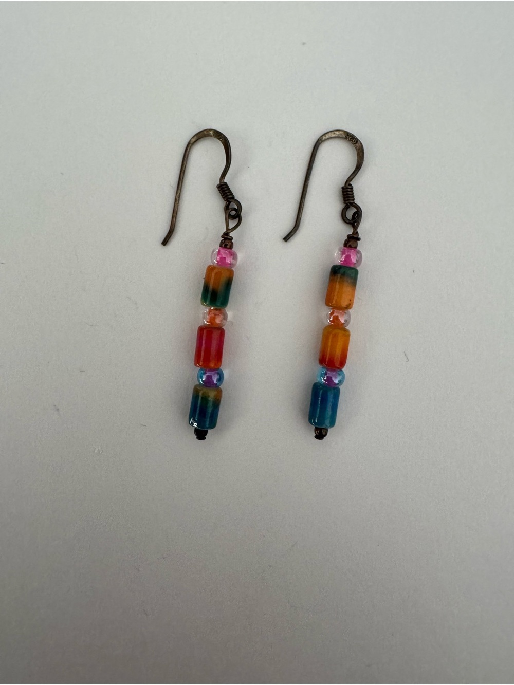 Multicolor Beaded Dangle Earrings - Women Jewelry